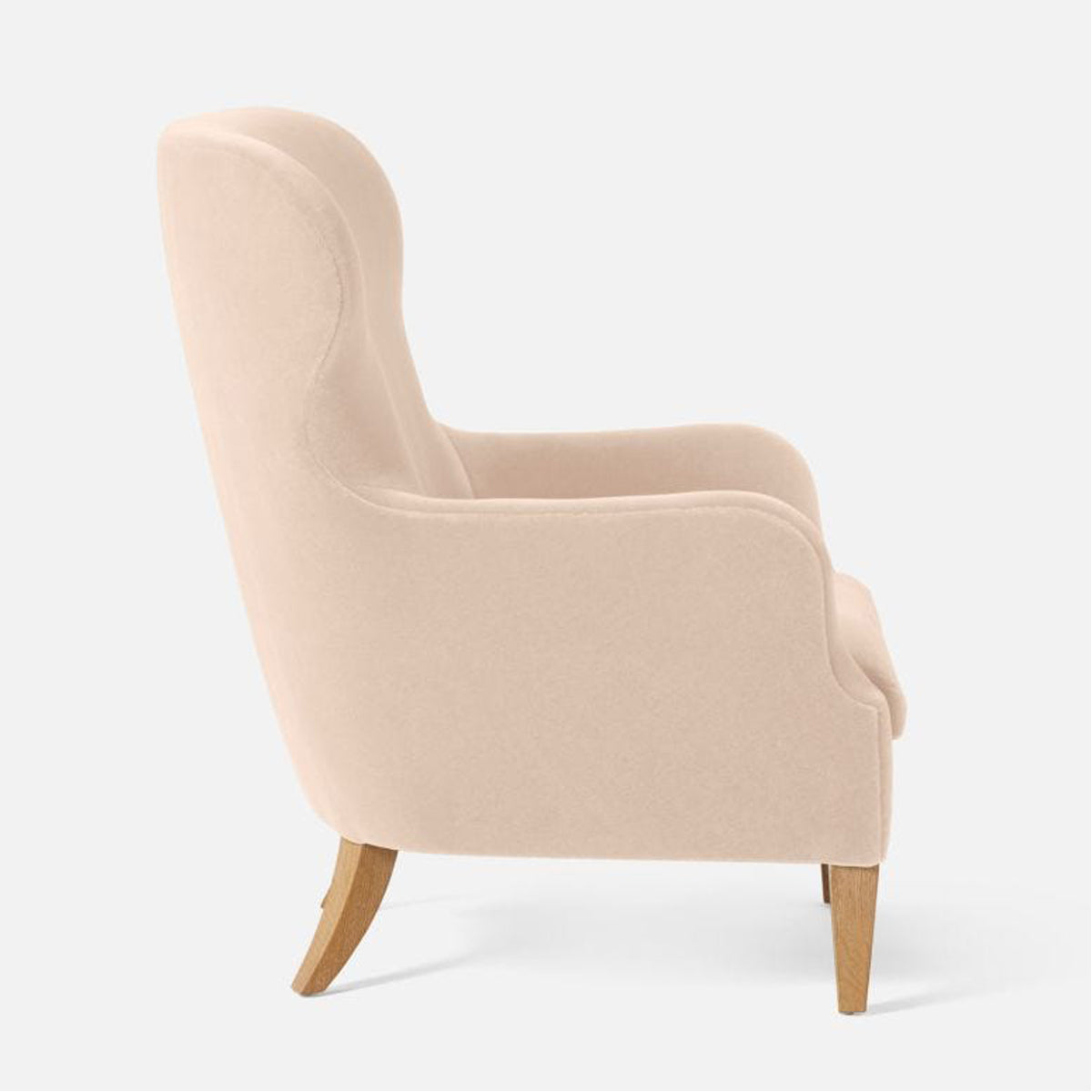 Made Goods Chantall Modern Wingback Lounge Chair