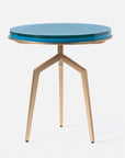 Made Goods Charl Resin Top with Metal Base Side Table