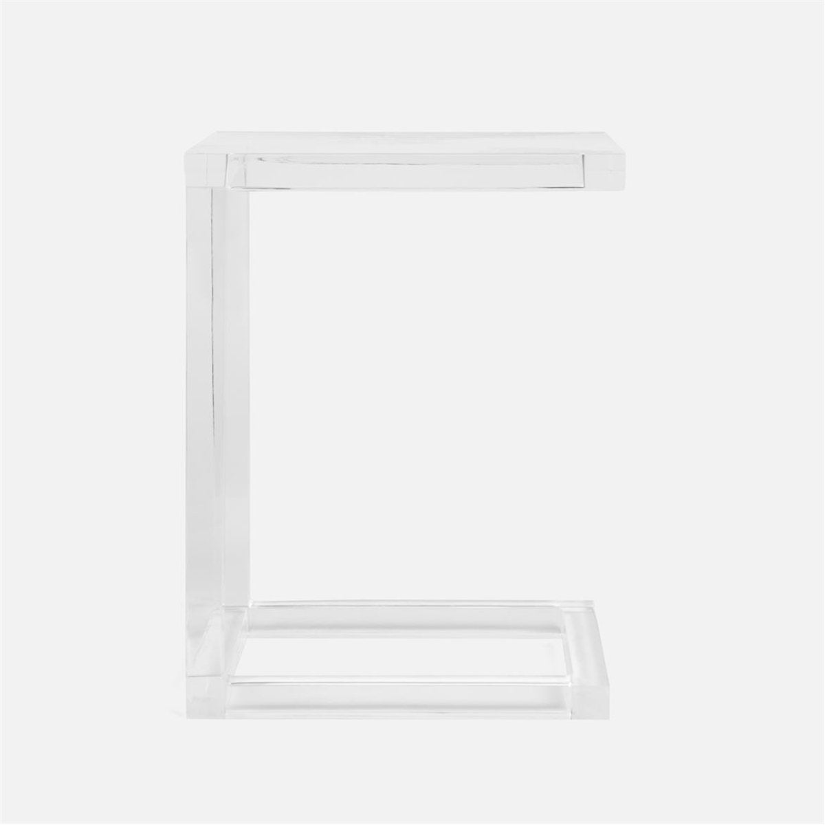 Made Goods Clark Rectangular Acrylic Drink Table