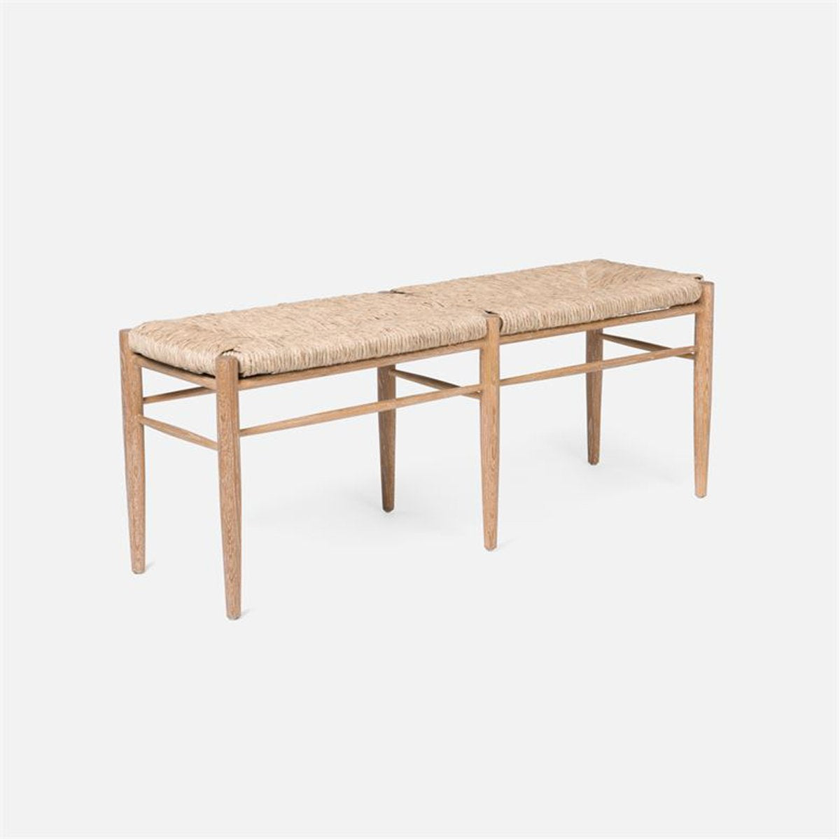 Made Goods Colwyn Cerused Oak Double Bench