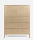 Made Goods Conrad Faux Raffia Tallboy Dresser