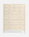 Made Goods Conrad Faux Raffia Tallboy Dresser