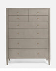 Made Goods Conrad Faux Raffia Tallboy Dresser