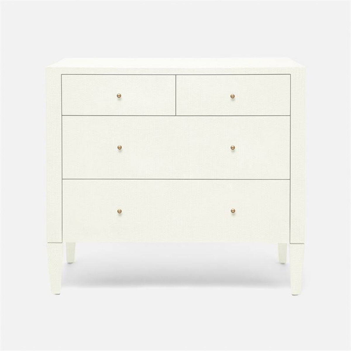 Made Goods Conrad 4-Drawer Faux Raffia Dresser