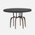 Made Goods Cyrano Metal Dining Table in Faux Shagreen