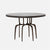 Made Goods Cyrano Metal Dining Table in Zinc Metal