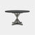 Made Goods Dane Round Farm Dining Table in Faux Shagreen