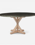 Made Goods Dane Round Dining Table in Faux Horn