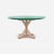 Made Goods Dane Round Farm Dining Table in Emerald Shell