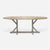 Made Goods Dane Oval Farm Dining Table in Stone