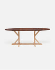 Made Goods Dane Oval Farm Dining Table in Veneer