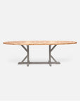 Made Goods Dane Oval Farm Dining Table in Veneer