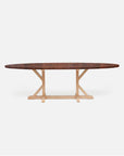 Made Goods Dane Oval Farm Dining Table in Veneer