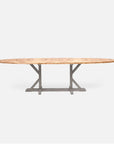 Made Goods Dane Oval Farm Dining Table in Veneer