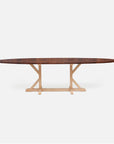 Made Goods Dane Oval Farm Dining Table in Veneer