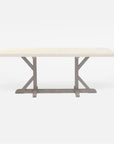 Made Goods Dane Rectangular Dining Table in Faux Horn