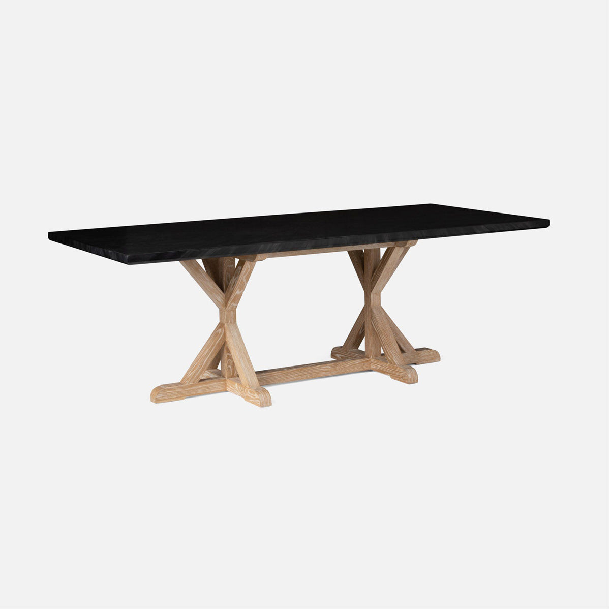 Made Goods Dane Rectangular Dining Table in Faux Horn