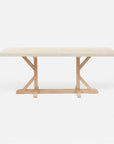 Made Goods Dane Rectangular Dining Table in Faux Horn