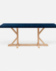 Made Goods Dane Rectangular Dining Table in Faux Horn