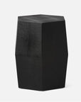 Made Goods Daryl Hexagonal Vintage Faux Shagreen Stool