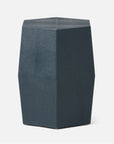 Made Goods Daryl Hexagonal Vintage Faux Shagreen Stool