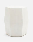 Made Goods Daryl Hexagonal Vintage Faux Shagreen Stool