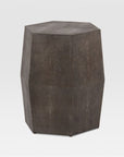 Made Goods Daryl Hexagonal Vintage Faux Shagreen Stool