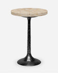 Made Goods Delancy Bistro Side Table in Stone