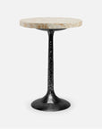 Made Goods Delancy Bistro Side Table in Shell