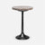 Made Goods Delancy Bistro Side Table in Black Pen Shell/White Resin