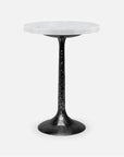 Made Goods Delancy Bistro Side Table in Marble