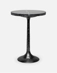 Made Goods Delancy Bistro Side Table in Marble