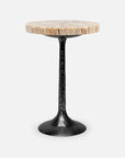 Made Goods Delancy Bistro Side Table in Shell