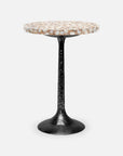 Made Goods Delancy Bistro Side Table in Shell