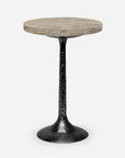 Made Goods Delancy Bistro Side Table in Marble