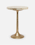 Made Goods Delancy Bistro Side Table in Shell