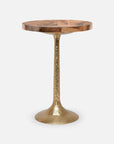 Made Goods Delancy Bistro Side Table in Banana Bark