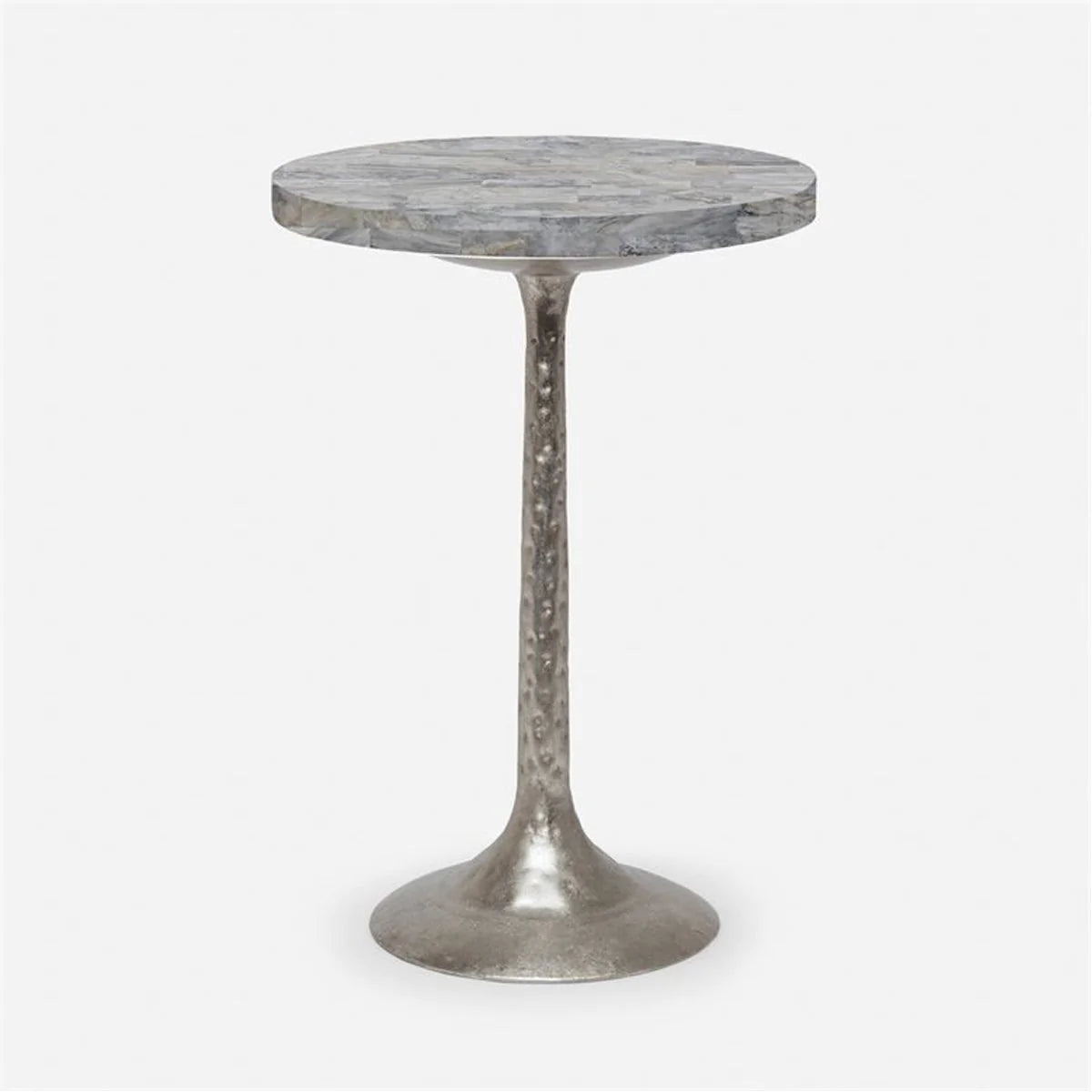 Made Goods Delancy Bistro Side Table in Stone