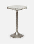 Made Goods Delancy Bistro Side Table in Shell