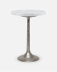 Made Goods Delancy Bistro Side Table in Marble