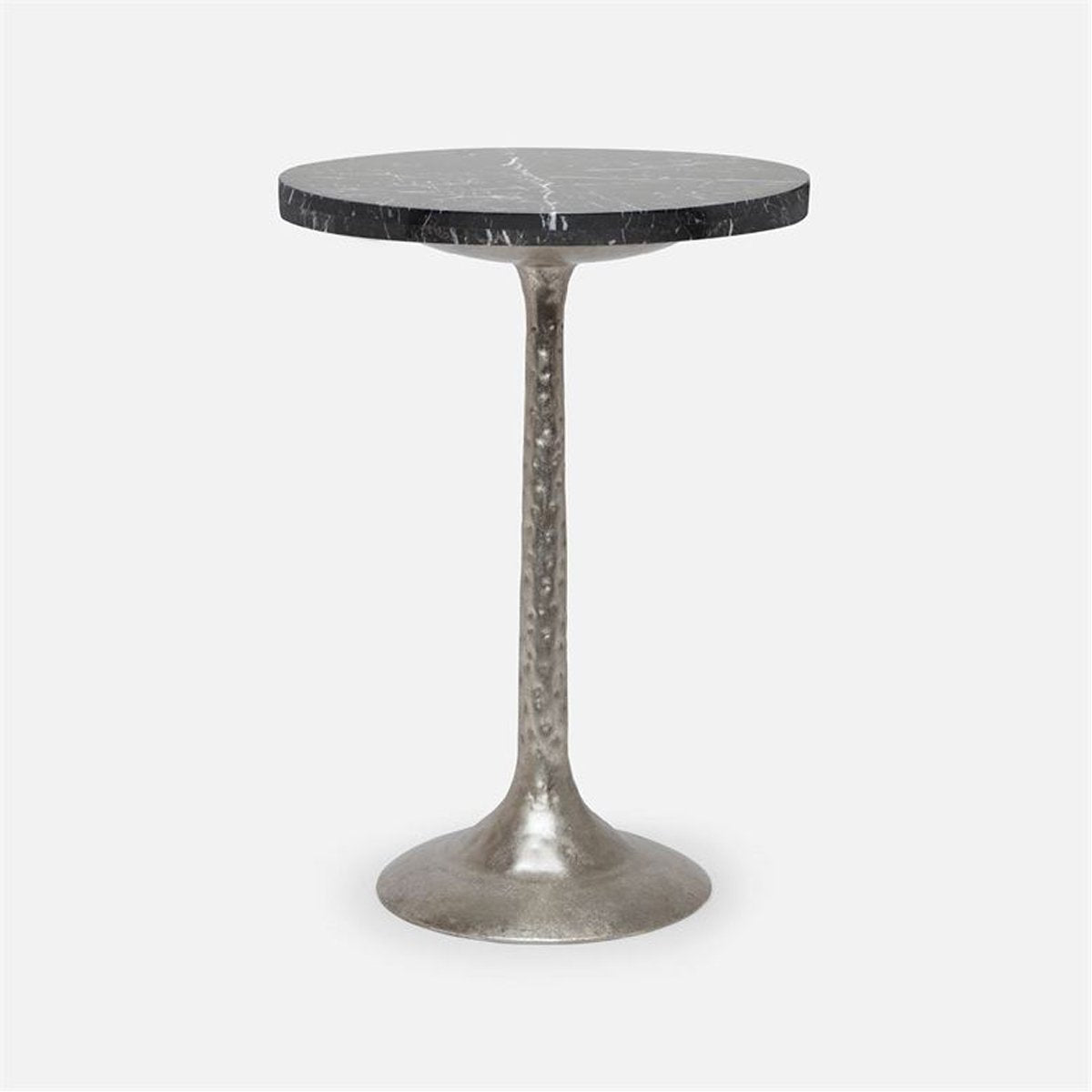 Made Goods Delancy Bistro Side Table in Marble