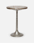 Made Goods Delancy Bistro Side Table in Shell