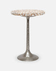 Made Goods Delancy Bistro Side Table in Shell