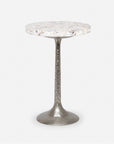 Made Goods Delancy Bistro Side Table in Shell