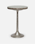 Made Goods Delancy Bistro Side Table in Shell