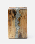 Made Goods Draden Tamarind Wood and Resin Stool