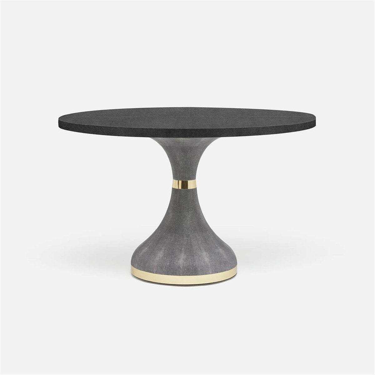 Made Goods Elis Dining Table in Faux Shagreen