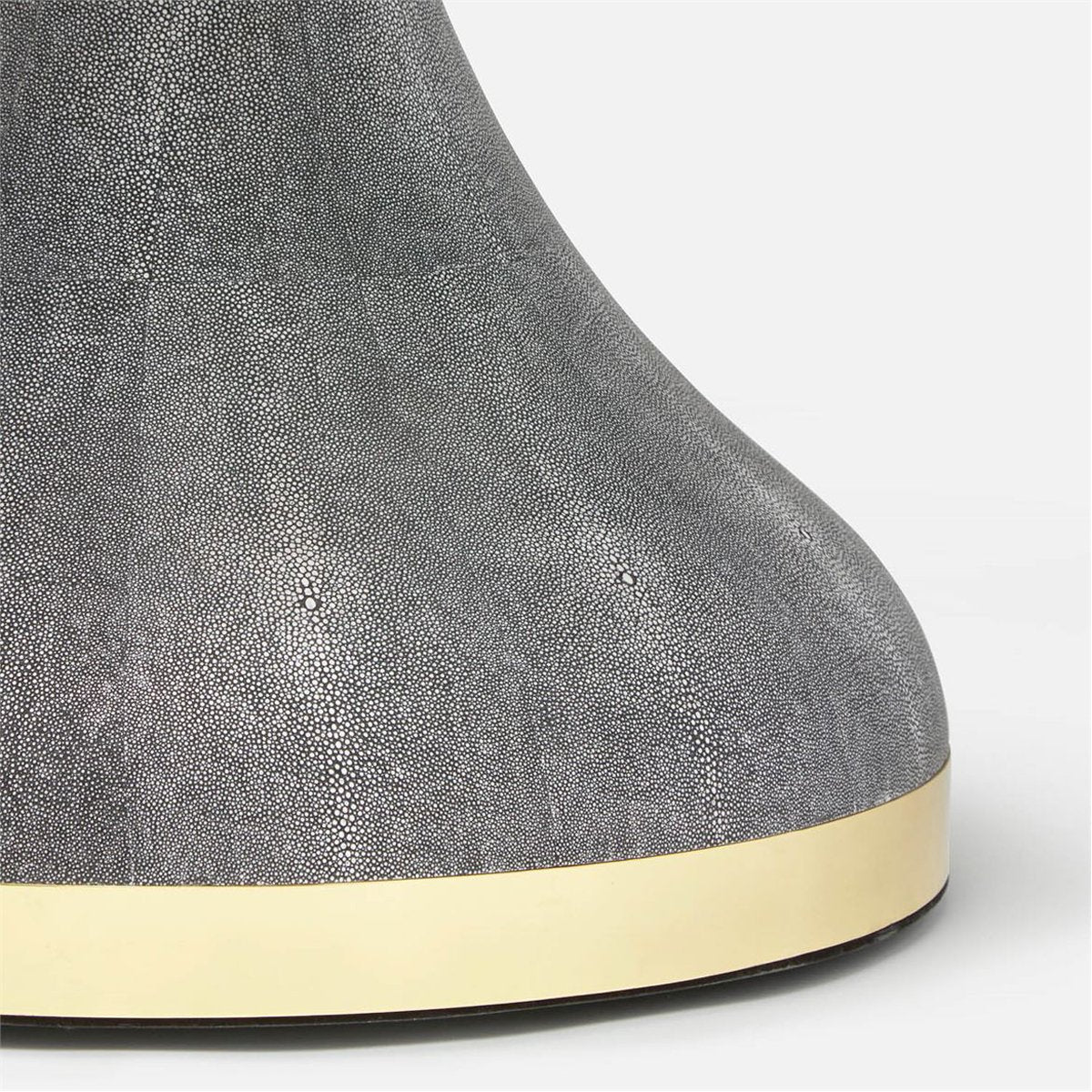 Made Goods Elis Dining Table in Faux Shagreen