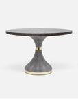 Made Goods Elis Dining Table in Zinc Metal