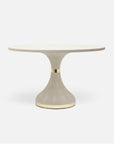 Made Goods Elis Dining Table in Faux Belgian Linen